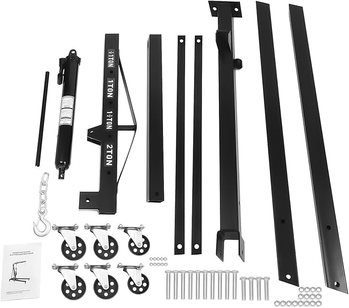 LOYALHEARTDY 2 Ton Hydraulic Engine Hoist, Folding Engine Lift