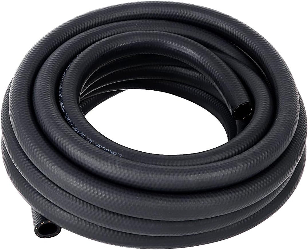 LokoCar Rubber Fuel Hose Line Push Lock 3/16" ID SAE 30R7 NBR 25ft 300PS...