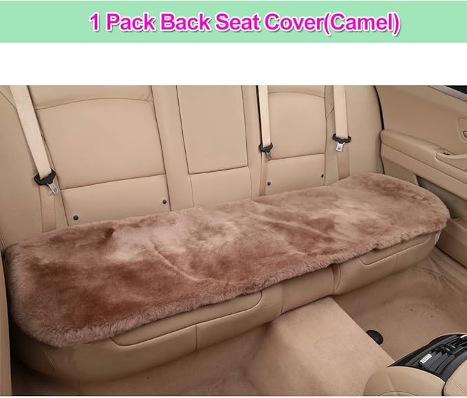 Fluffy Genuine Australia Sheepskin Car Seat Cover