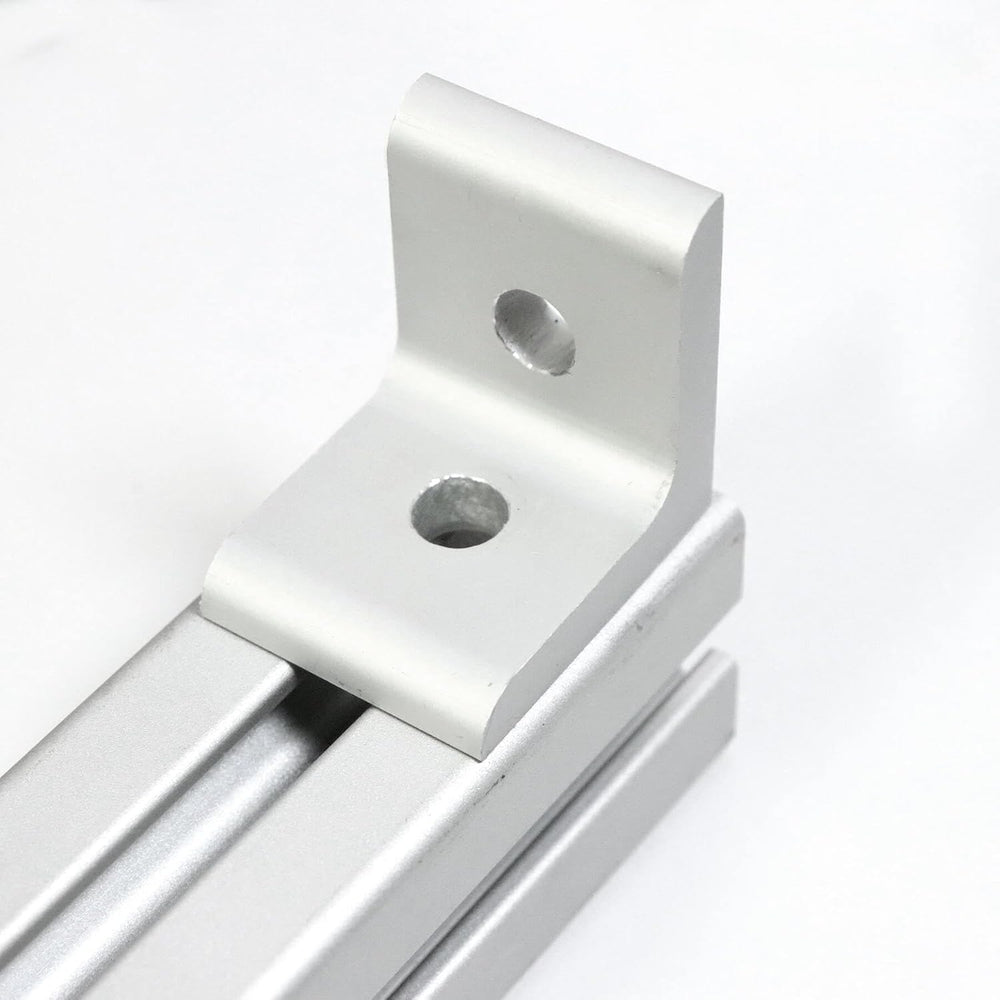 25 Packs 1515 Series Aluminum 2 Hole Inside Corner Bracket, L Bracket Connect...
