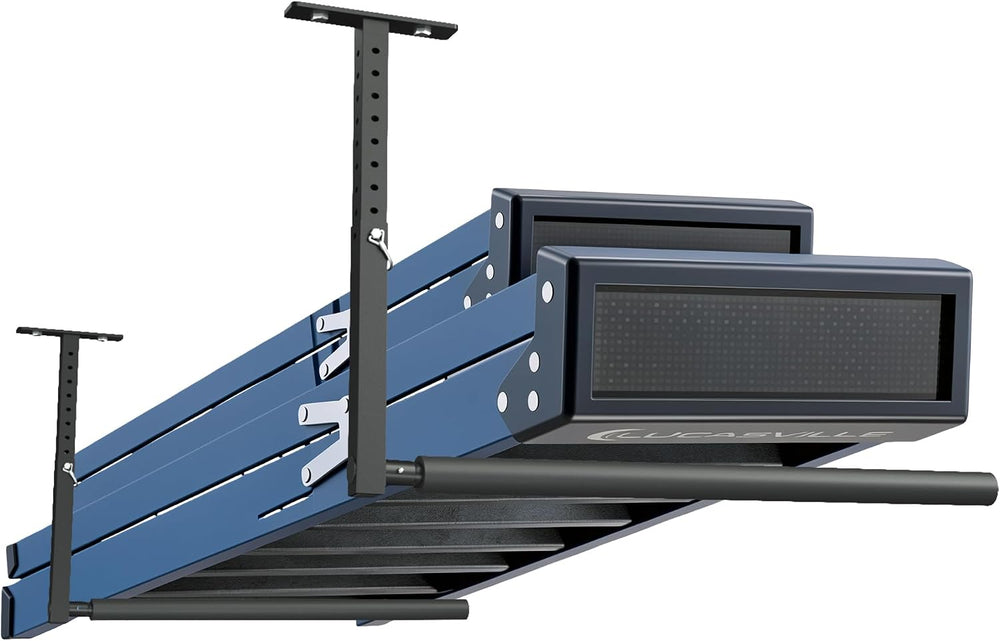 Stainless Steel Ceiling Storage Rack, 10"-18" Height Adjustable,Kay...