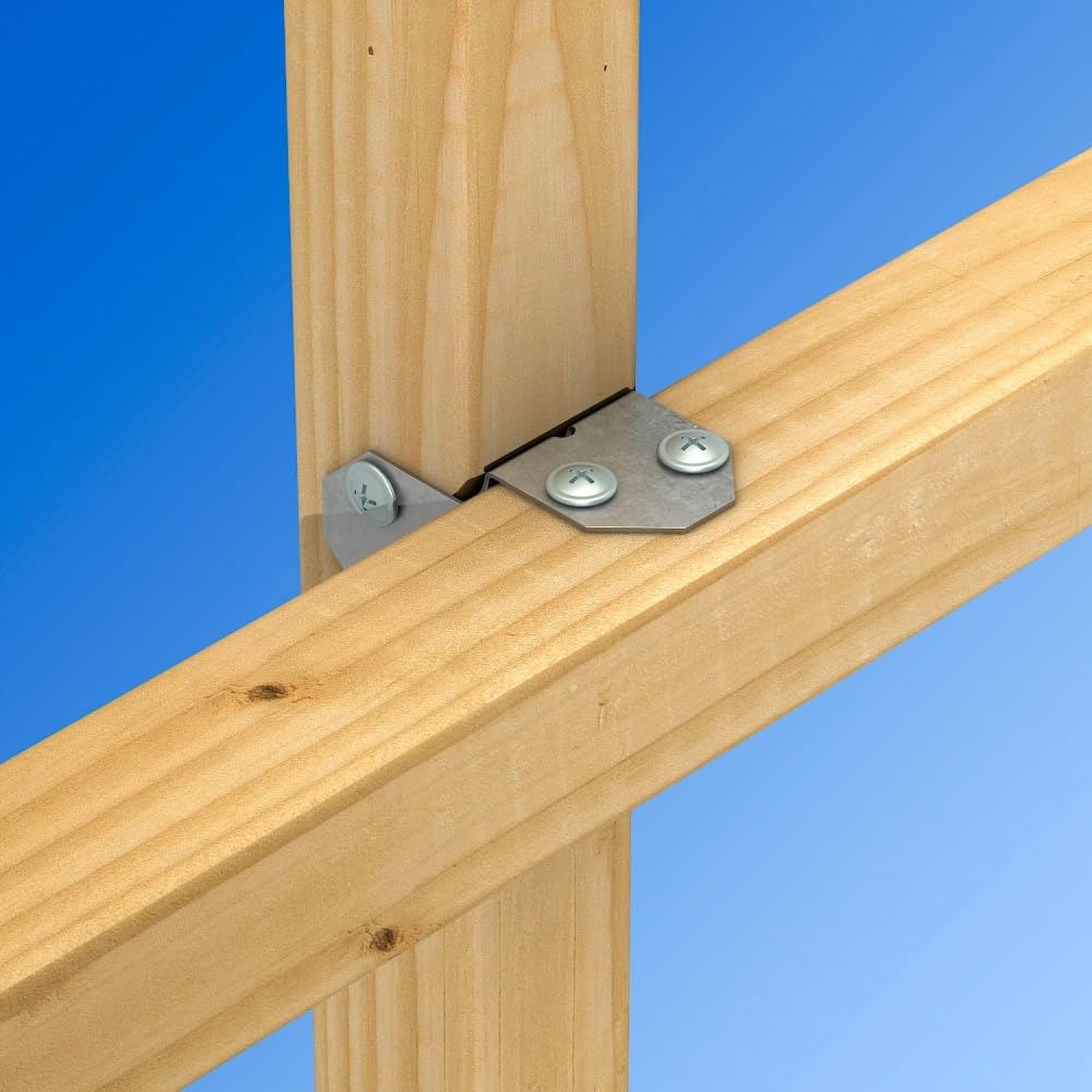 Simpson Strong-Tie RTB22 RTB 20-Gauge Galvanized Rigid Tie Bracket for 2X Pos...