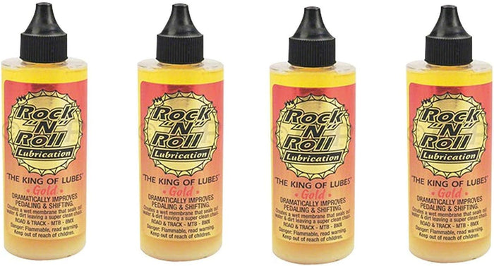 WASOTO 135816 Gold Chain Lubricant, 4-Ounce (4-Pack).
