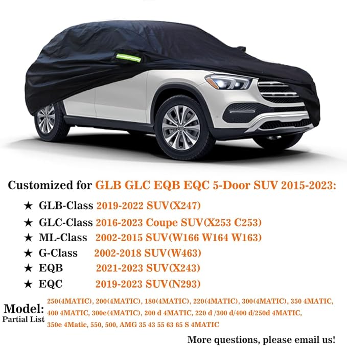 Upgraded Car Cover Compatible