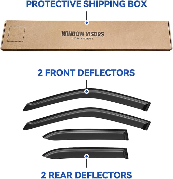 Window Visors Rain Guards Shield