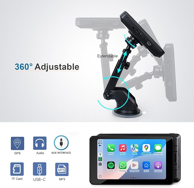 Wireless Car Stereo Compatable
