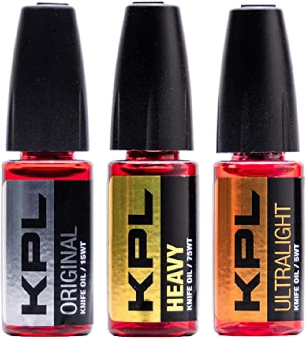 Knife Pivot Lube – Combo Pack (Original, Heavy, Ultralight) – Knife Oil for B...