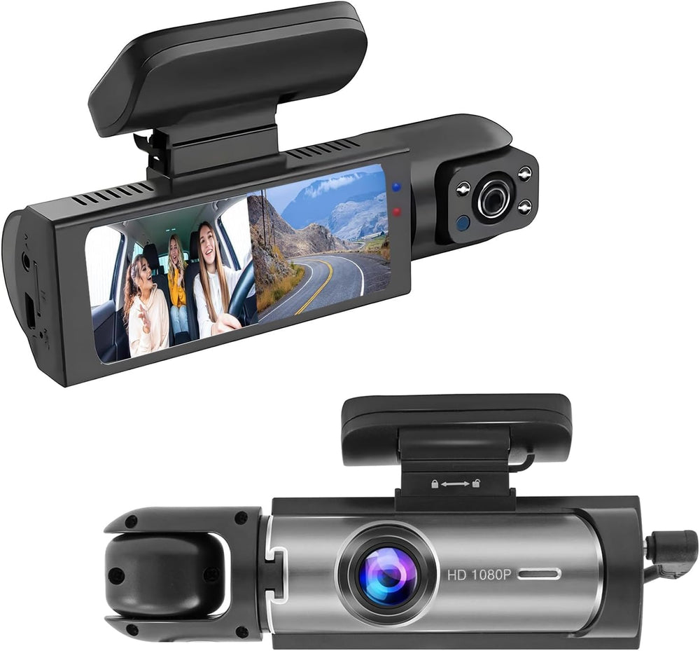 Dashcam Front and Inside,Car Camera Dash Cam for Cars,Driving Recorder with I...