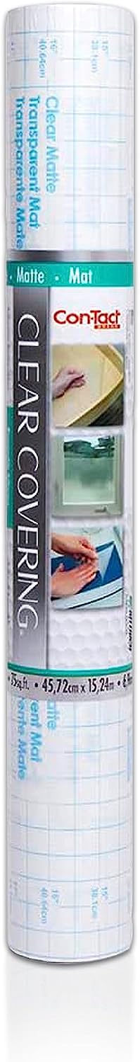 Con-Tact Brand Creative Clear Covering, Versatile and Self-Adhesive Shelf Lin...