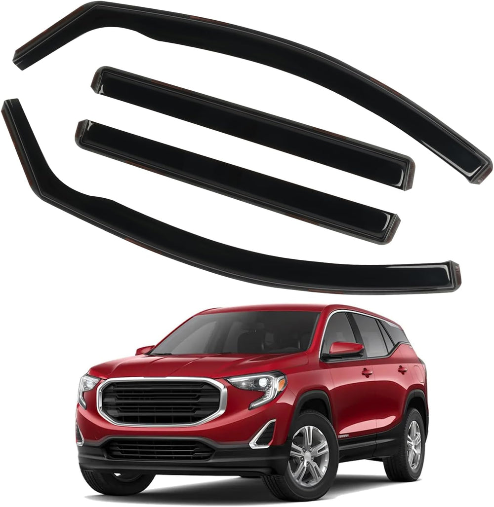 Window Visor Fit for GMC Terrain 2018-2024, in Channel Window Rain Guards (4pcs)