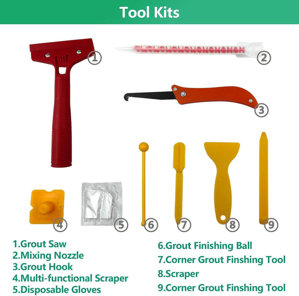 Double Caulking Gun,Dual Epoxy Gun for 400 mL(13.5 fl oz,1:1 Mix Ratio),Manua...