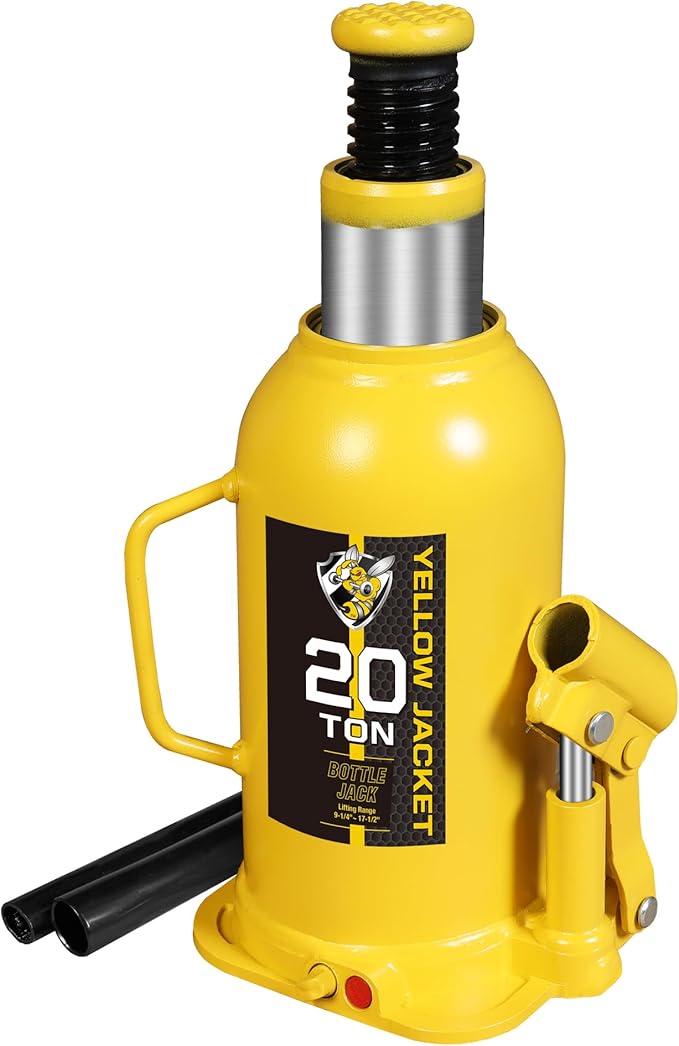 YELLOW JACKET 20 Ton Muti-Directional Welded Bottle Jack, Horizontal Bottle