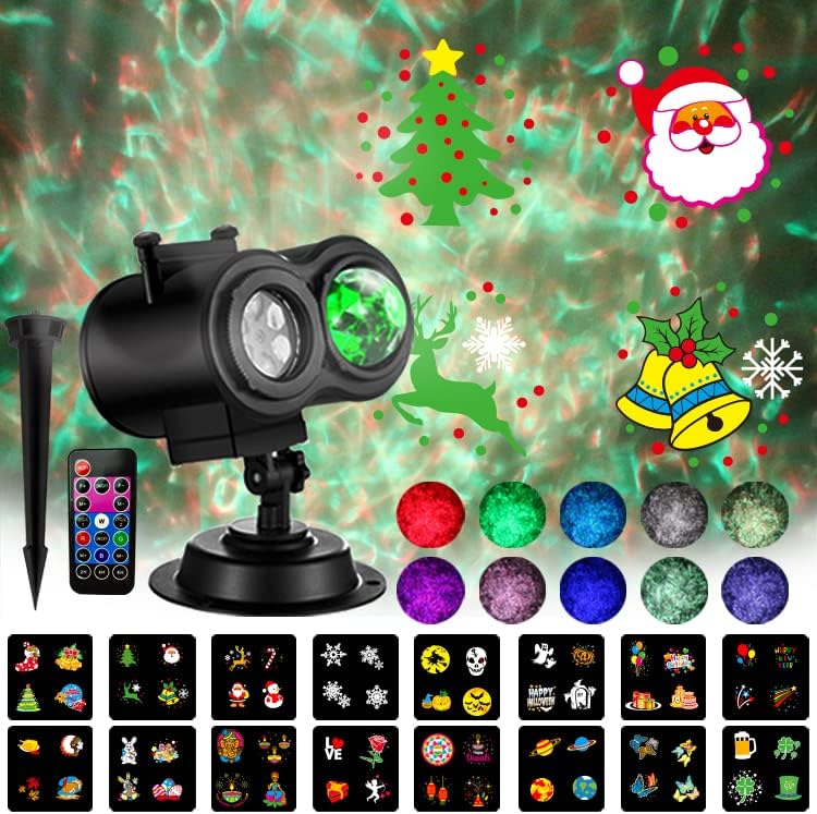 Holiday Halloween Valentine Party Christmas Diwali Projector Light (Indoor, O...