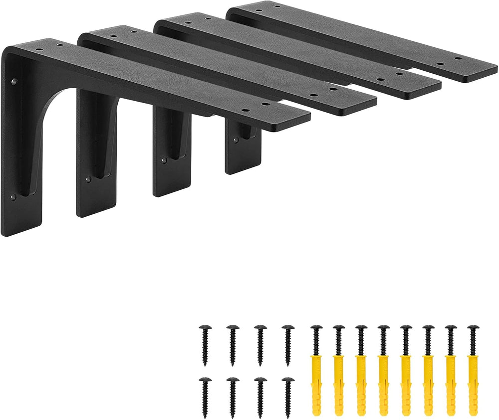 10"x 6"Shelf Brackets,L Shelf Brackets,max Load 300lbs, Vertical An...