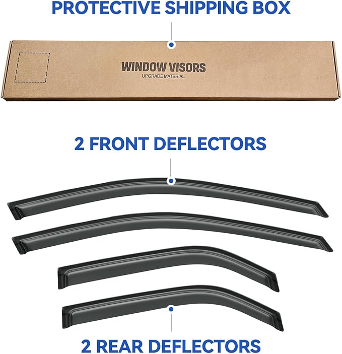 Window Visors Rain Guards Shield