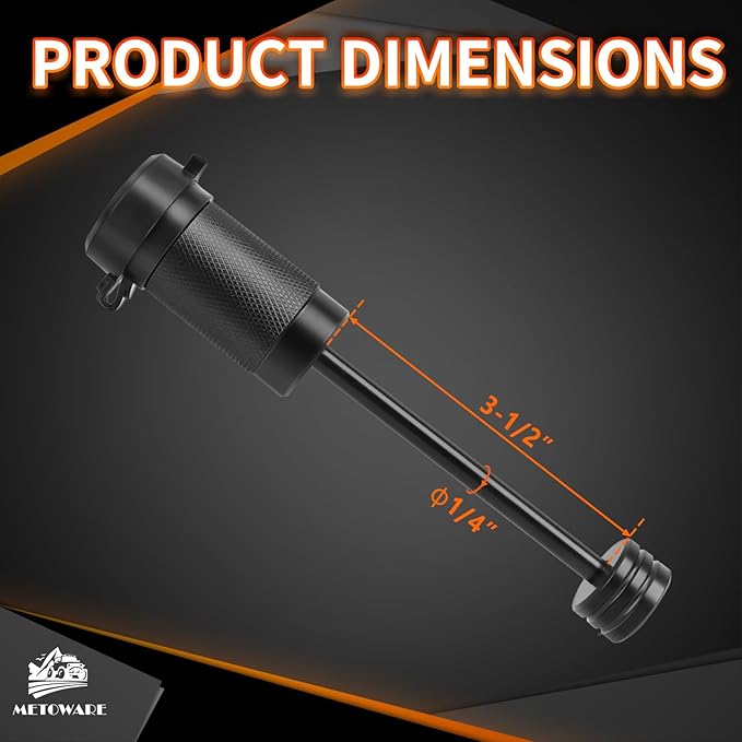 METOWARE Trailer Tongue Coupler Lock 1/4" Dia, 3-1/2" Span, Trailer...