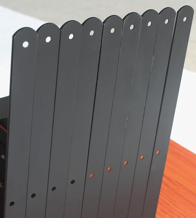 20 Pack L20 x H 12" Black Heavy Duty Shelf Brackets