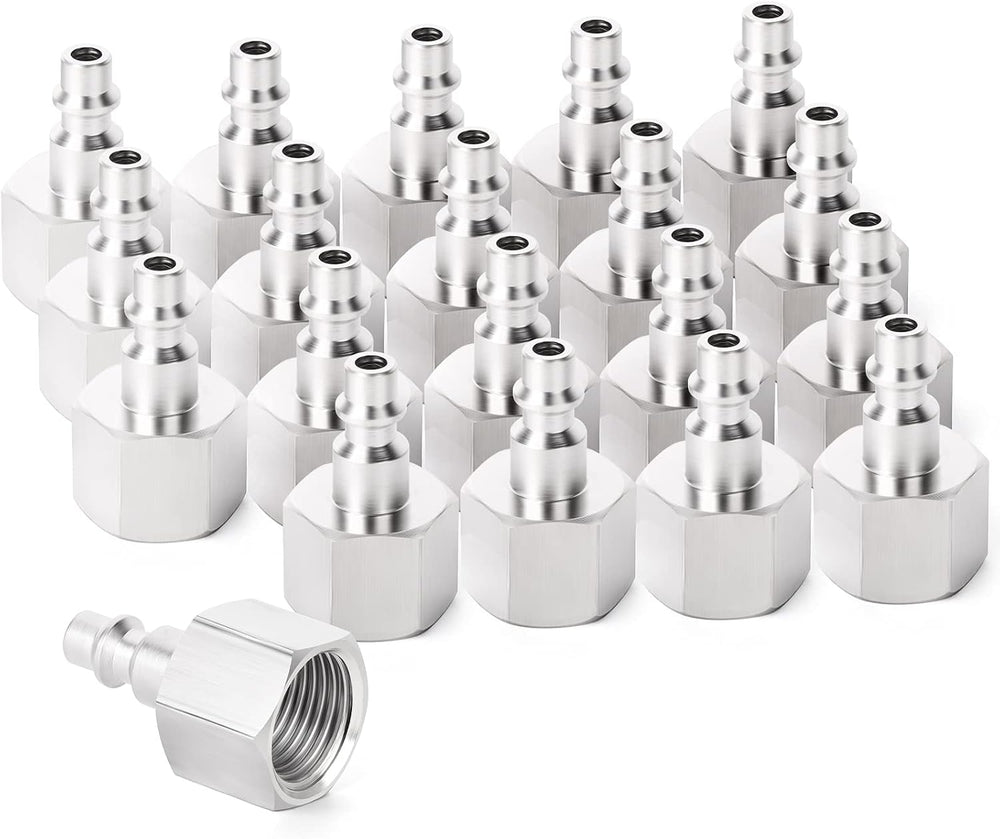 GASHER 20PCS 1/2-Inch NPT Female Industrial Air Tool Fitting, 1/4-Inch High F...