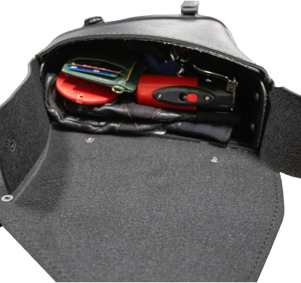Dowco Willie & Max Black Jack Swingarm Bag - Black Buckle - Triangulated ...