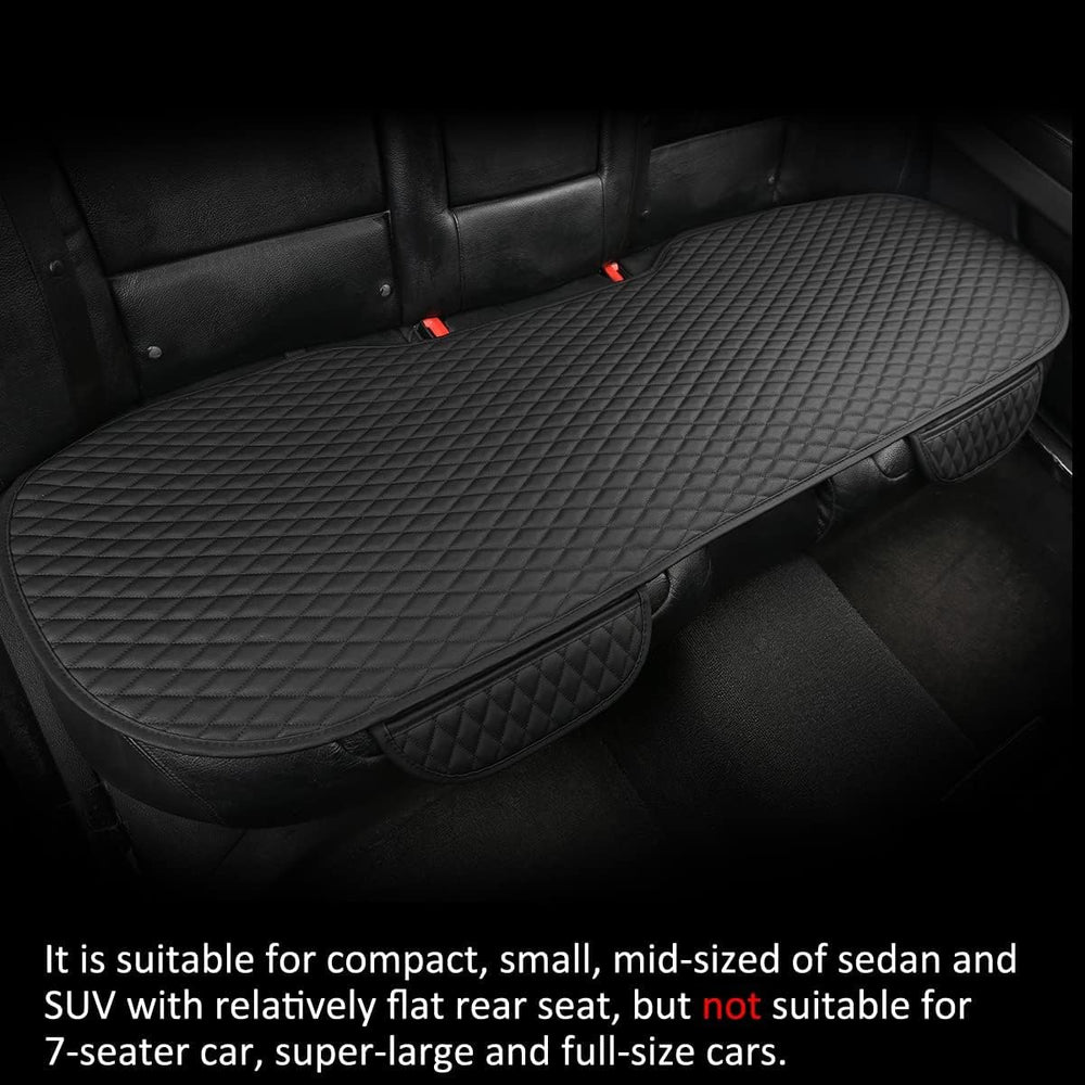 West Llama Pu Leather Car Seat Bottom Covers Protectors Include 1 Pair Front ...