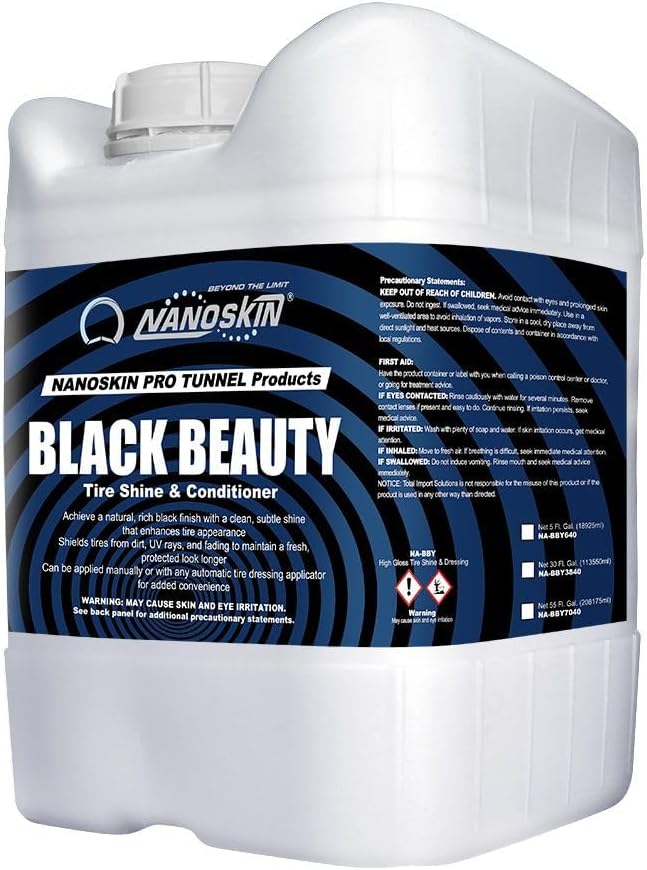 Nanoskin Black Beauty Tire Shine & Conditioner 5 Gallons
