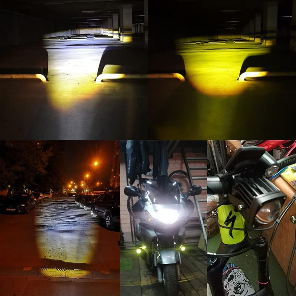 2 Inch 60W 8D Lens Led Work Light 6000K White 3800K Yellow Driving Light Fog ...
