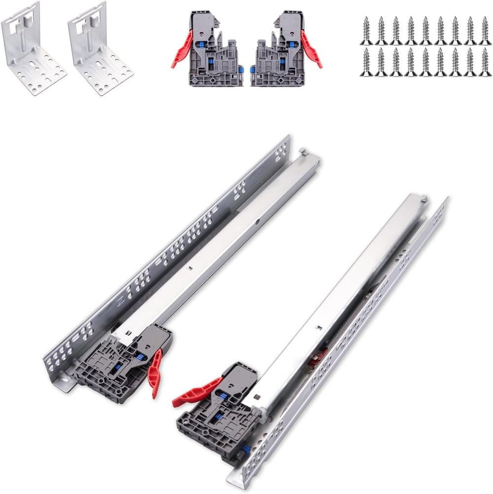 Hitess 6 Pair 21 Inch Undermount Soft Close Drawer Slides Full Extension