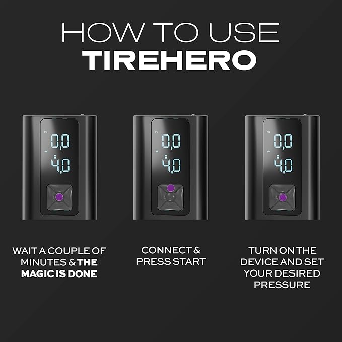 STATIK TireHero Car Tire Inflator Portable Air Compressor