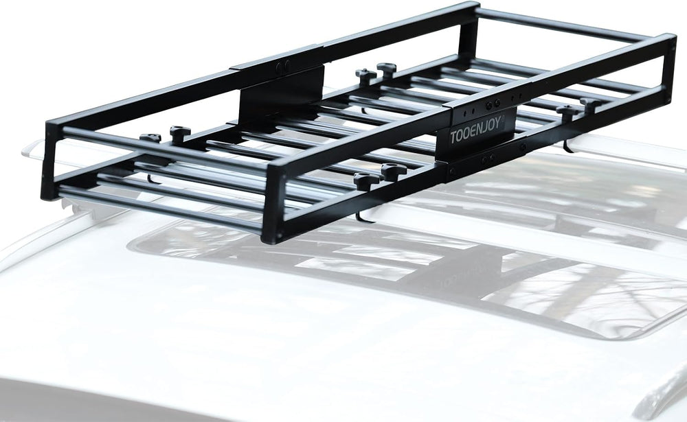 TOOENJOY 59" x 15.5" x 5" Skinny Roof Cargo Carrier Basket, He...