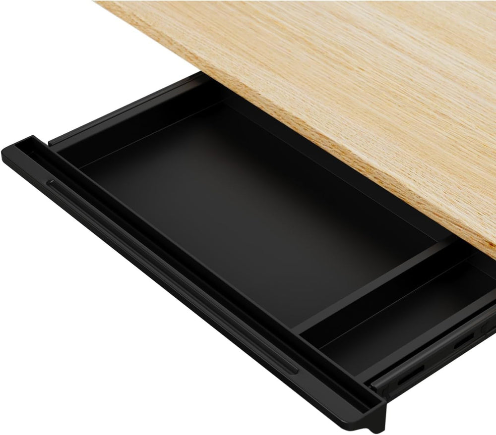 Under Desk Mounted Sliding Drawer to pull out, Attachable Desk Pencil Drawer ...