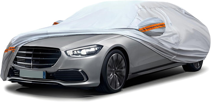 KEYOOG 6-Layer Full Car Cover is All-Weather Waterproof, Fit