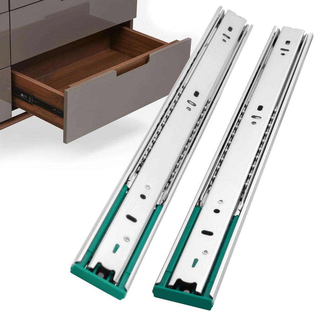homdiy 10 Pairs Soft Close Drawer Slides 22 Inch Heavy Duty Side Mount Rail