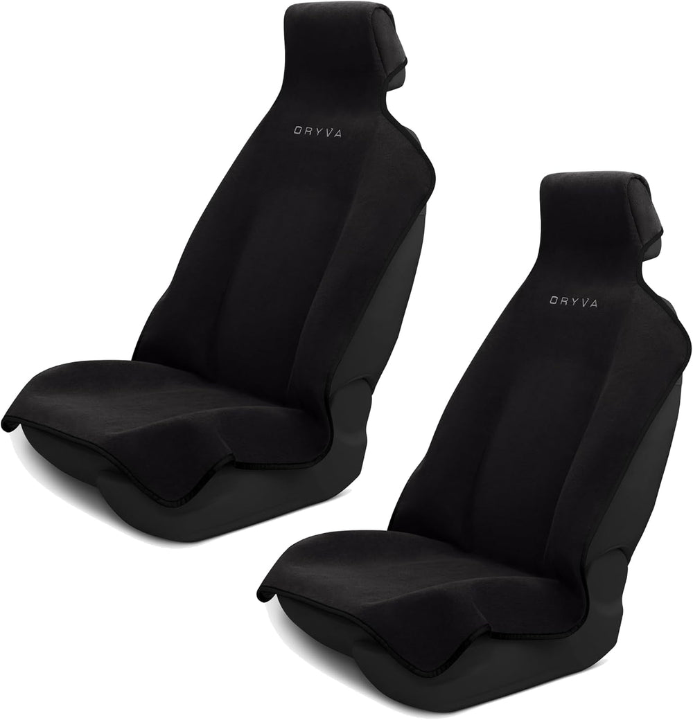 DryvaSeat - Premium Microfiber Towel Car Seat Cover - Waterproof & Sweatp...