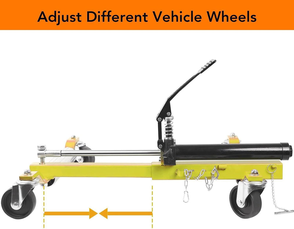Garvee Car Wheel Dolly Set of 2, 1500 LBS Capacity Car Dolly with Hydraulic T...