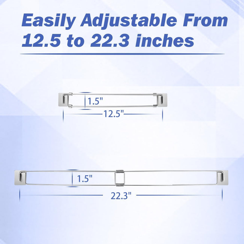 RV Fridge Bars, Adjustable Refrigerator Organizer Camper Cabinets Storage