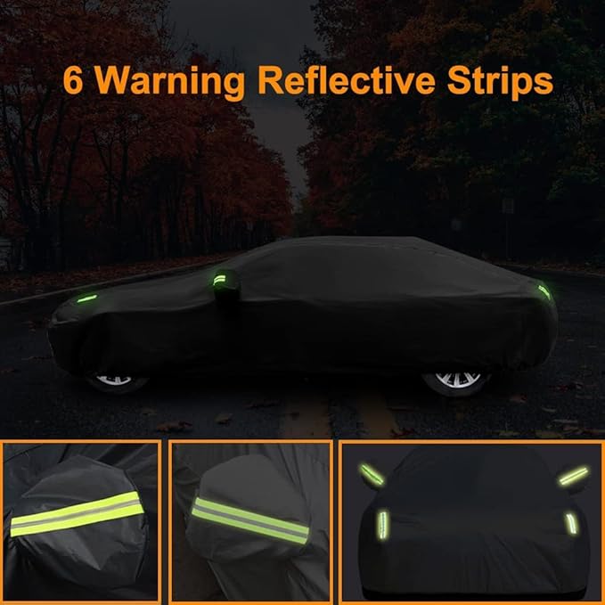 Car Cover Compatible with Cadillac CT4 2020-2025, Waterproof All Weather Car