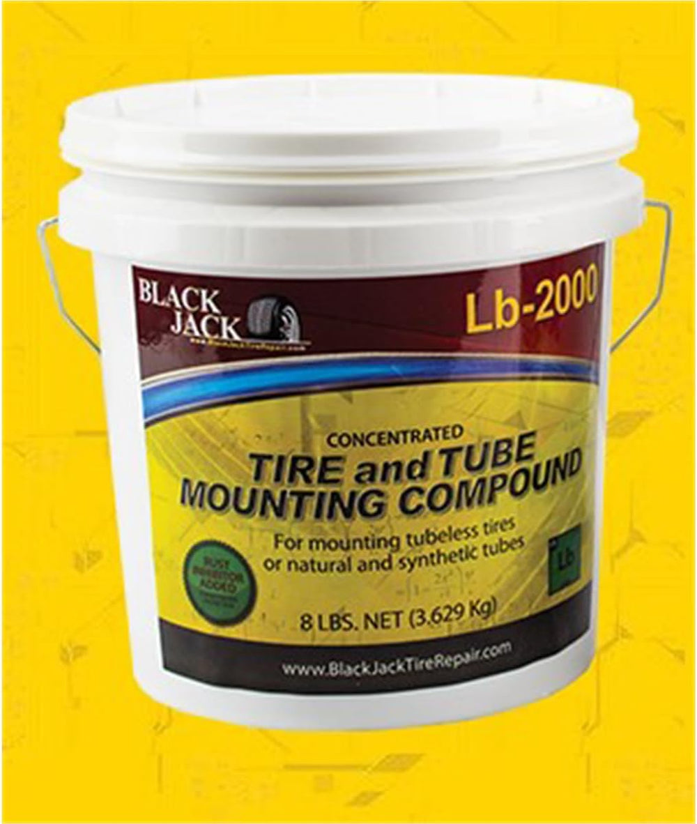 Black Jack Tire Repair - Heavy Duty Tire Mounting Paste 8 Lb Pail (LB-2000)