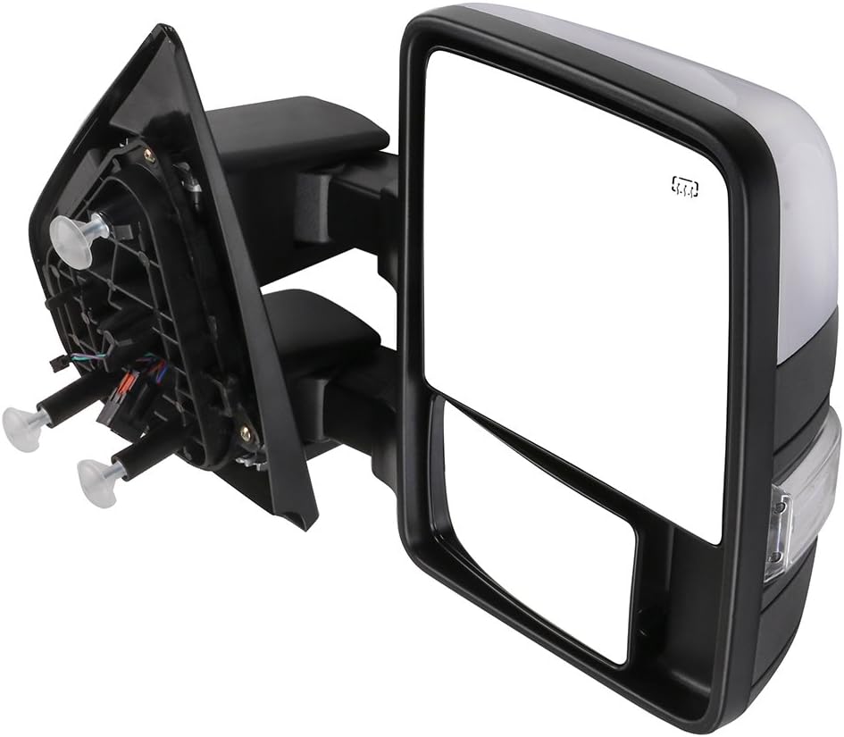 A Pair Heated Towing Mirrors Fits 2004-2014 for Ford for F-150 Pickup Truck, ...