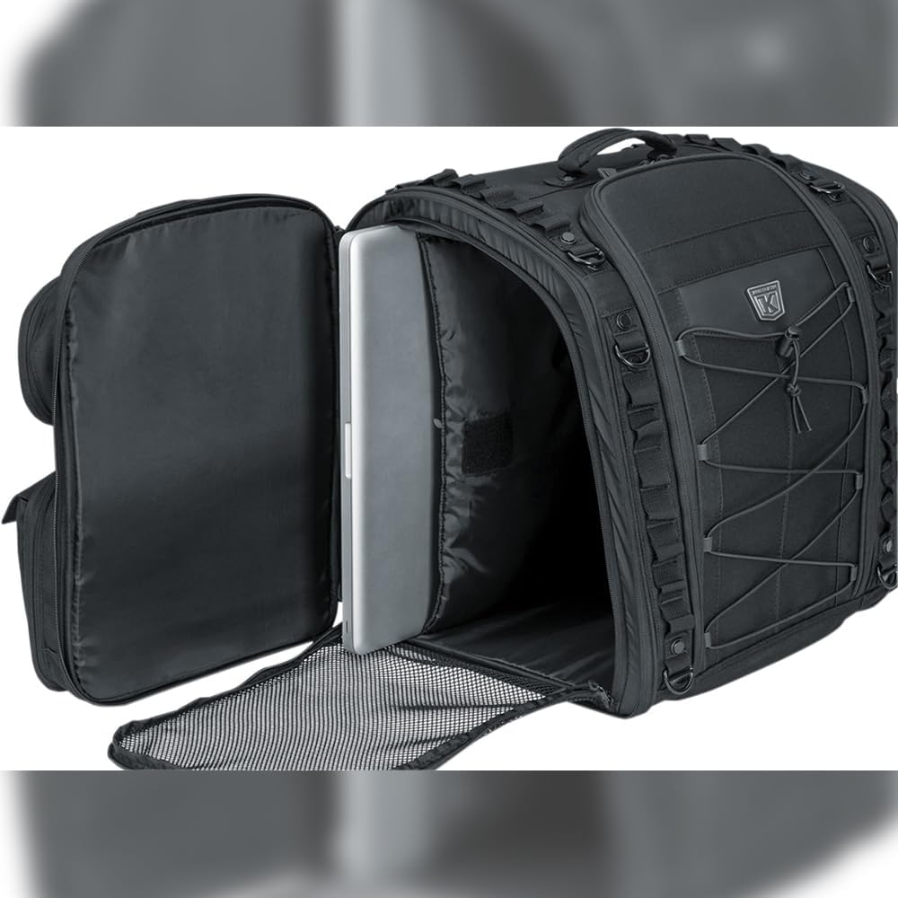 Kuryakyn 5284 Momentum Road Warrior Motorcycle Travel Luggage: Weather Resist...