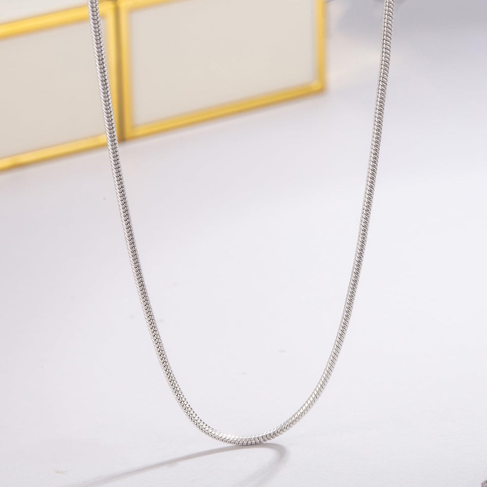 Dankadi Women 925 Sterling Silver Magic Snake Chain Necklace- Men 1.2MM Solid...