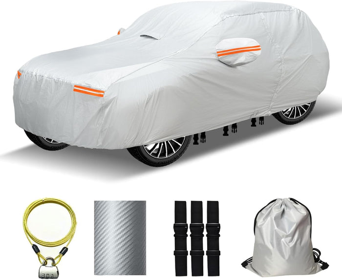 30 Layers SUV Car Cover for Automobiles All Weather Waterproof, Outdoor