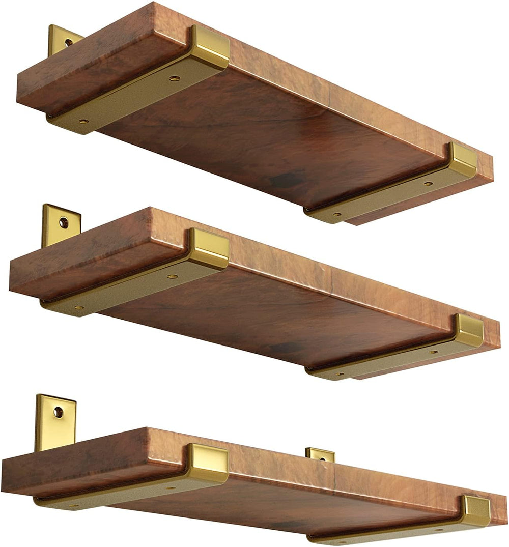 LEOPO 8 inch Shelf Bracket for DIY Floating Shelf, 1/5 inch Thick Heavy Duty ...
