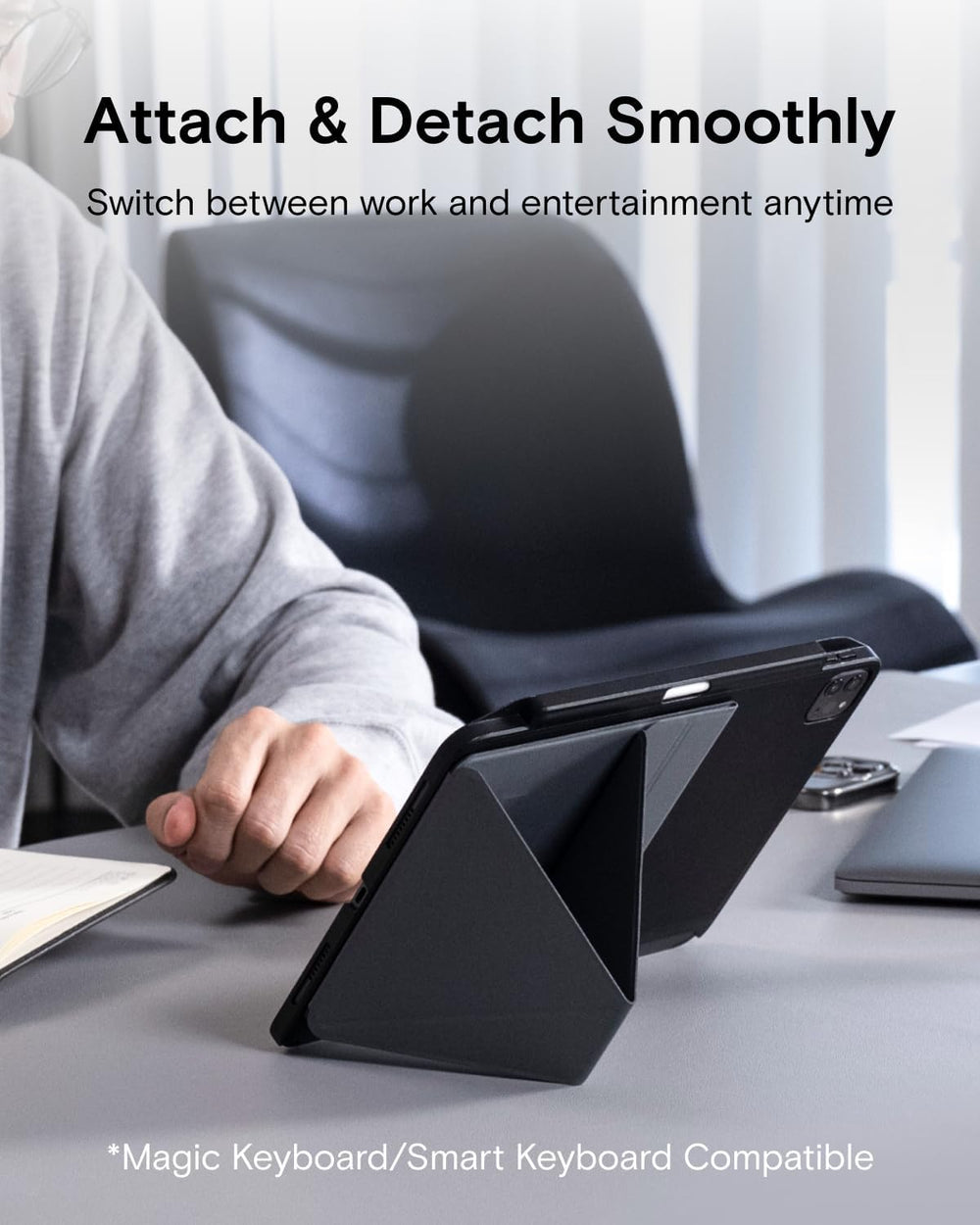 MOFT Snap Tablet Stand, Swith-Friendly with The Magic Keyboard and More, Fold...