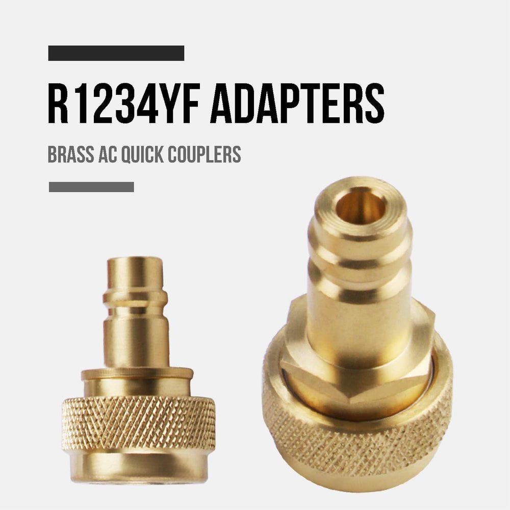 Lichamp Car A/C R1234YF R134A Adapters, AC R134 R1234 R 134A 1234YF Quick Cou...