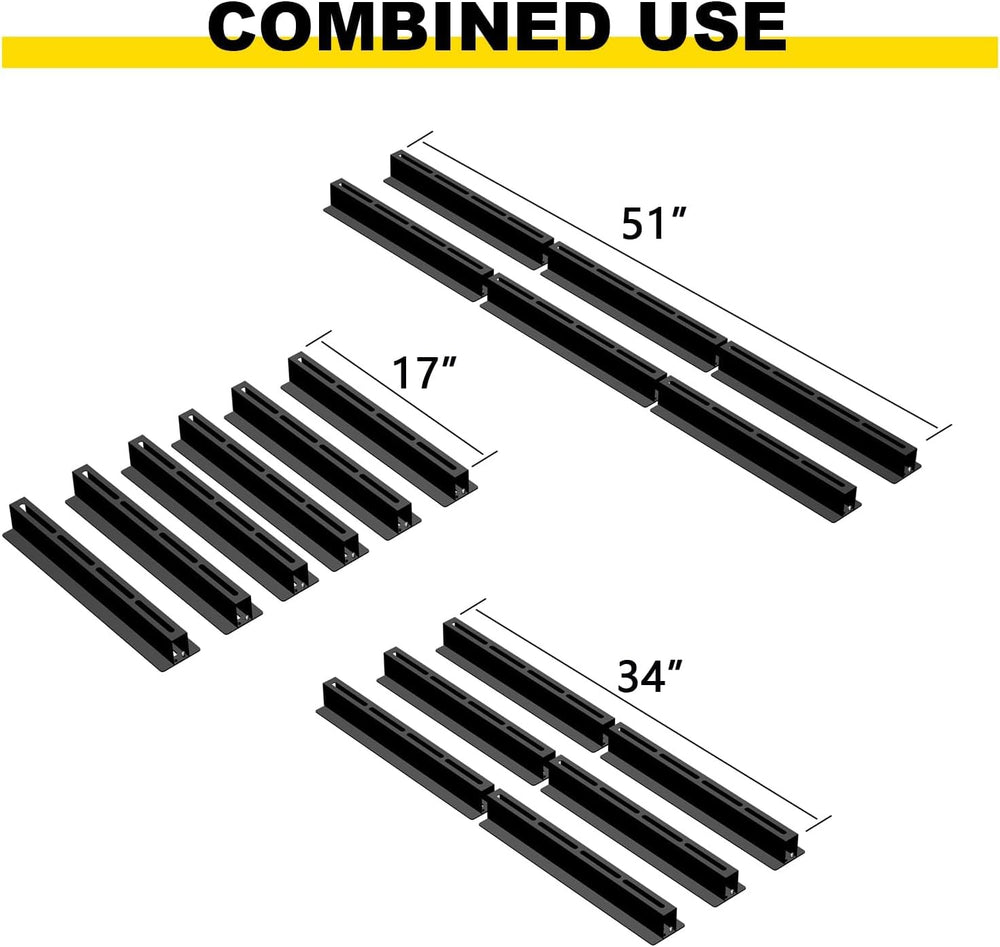 8 Pack Overhead Garage Storage Racks, Heavy Duty Ceiling Storage Rack