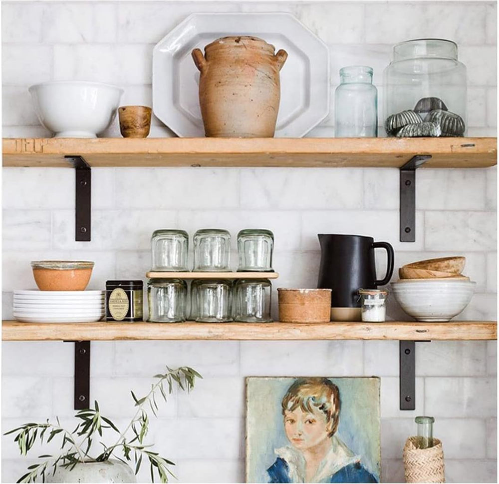 12 Inch Shelf Bracket Heavy Duty L Shelf Bracket 12 x 8 Inch Metal Shelf Brac...