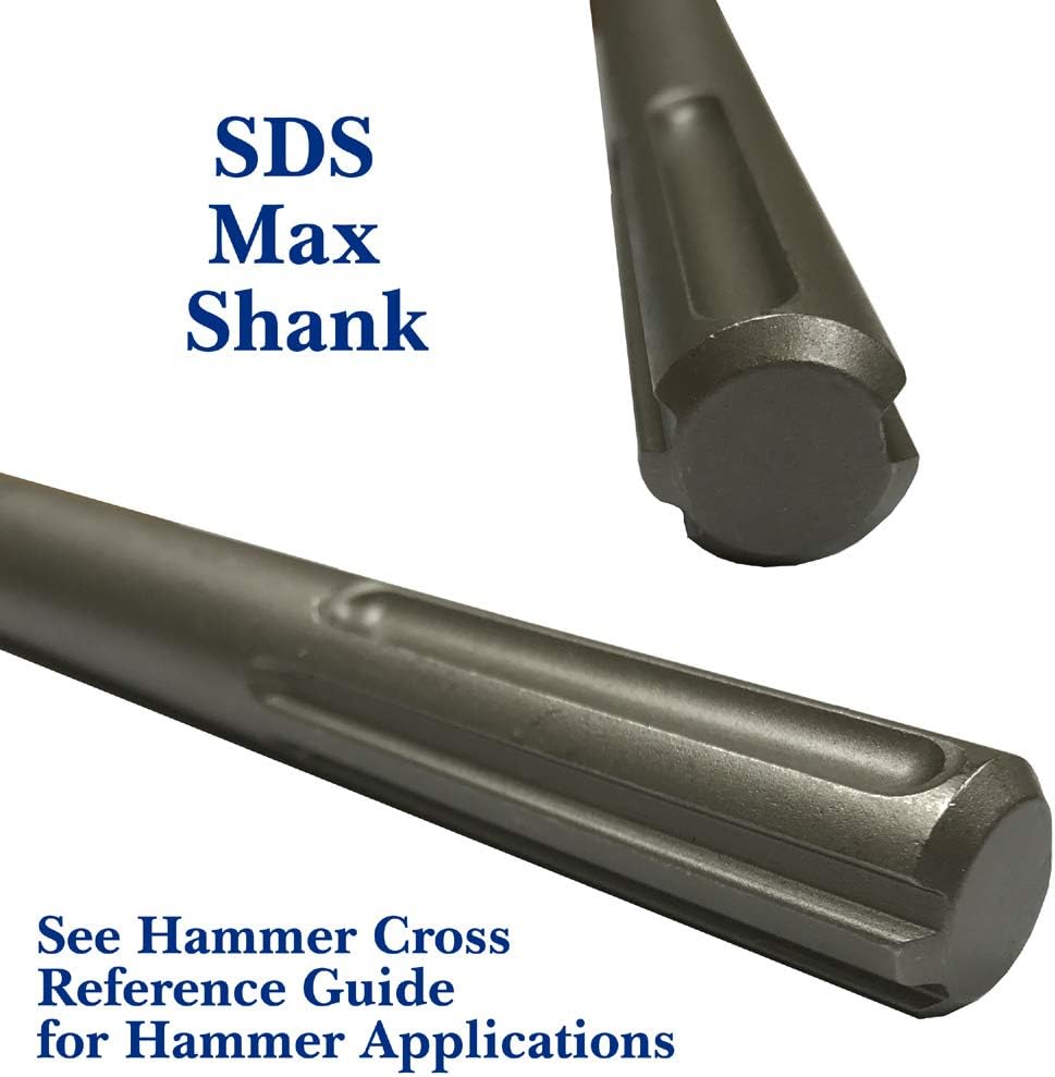 24” Long SDS Max Narrow Flat Chisel - SDS Max Shank - Champion Chisel/Compati...