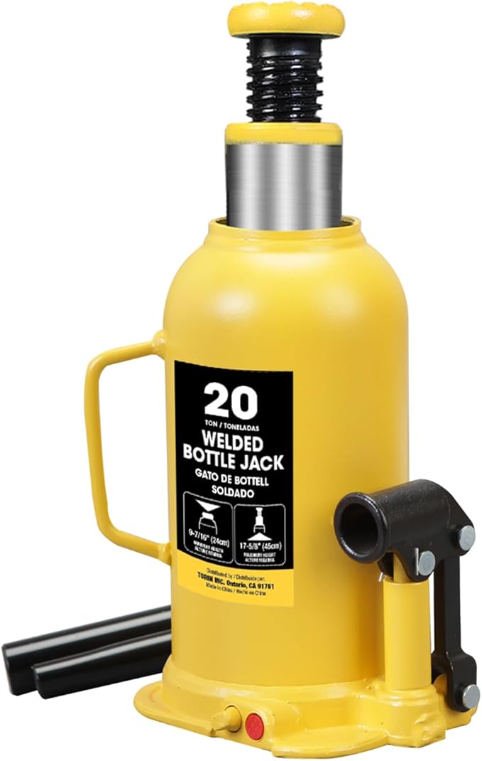 YELLOW JACKET 20 Ton Bottle Jack All Welded Hydraulic Jack