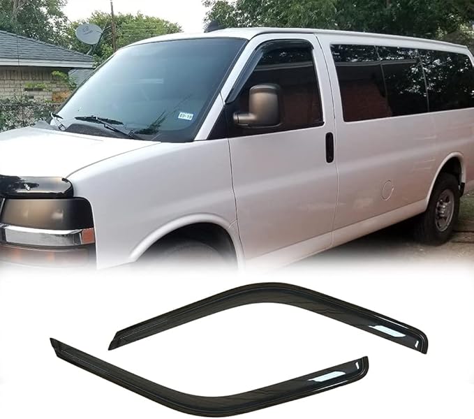 Side Window Visors Wind Deflector Set fit