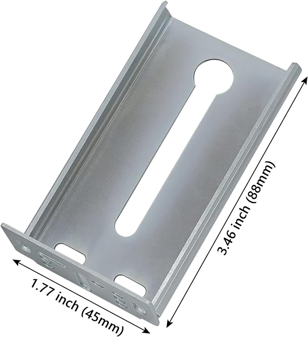 LONTAN Rear Mounting Brackets for 1.77 Inch 45mm Drawer Slides (10 Pairs)